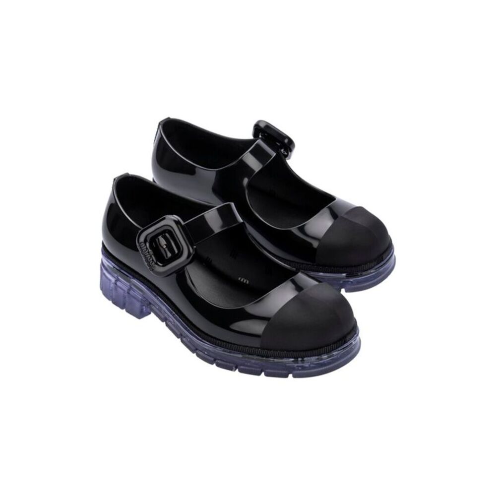 Mini Melissa June Kids Closed-Toe Sandal, Black